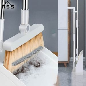 Home Kitchen office Floor Broom Dustpan Set Outdoor Broom Set Self-Cleaning Dustpan Teeth Sweeping Tools