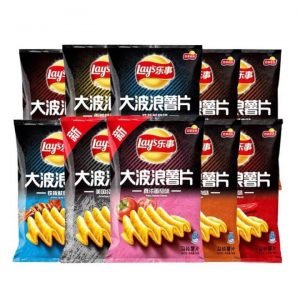 【Date fresh 日期新鲜】Lays Potato Chips 乐事大波浪薯片 70g - Roasted Chicken Wing Flavour 香脆烤鸡翅味