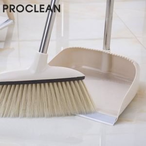 ProClean Broom and Dustpan Set with Rubber Edge Homehuk