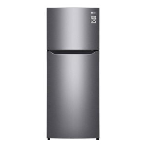 LG Nett 187L Top Freezer Refrigerator with Multi Air Flow & Smart Inverter Compressor, Dark Graphite Steel LG-GNB202SQBB